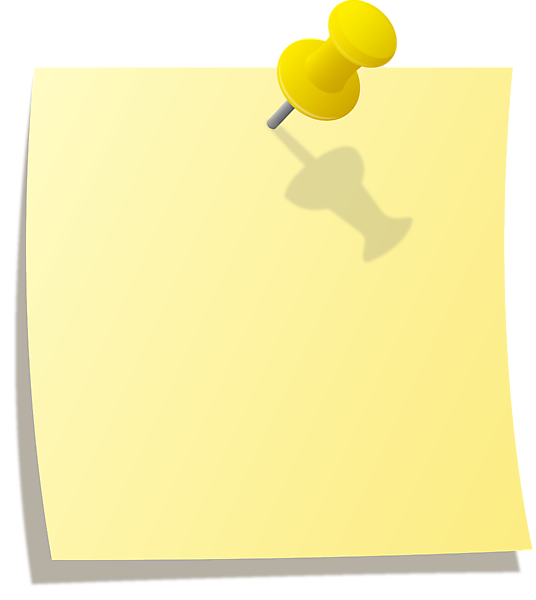 yellow paper clipart - photo #4